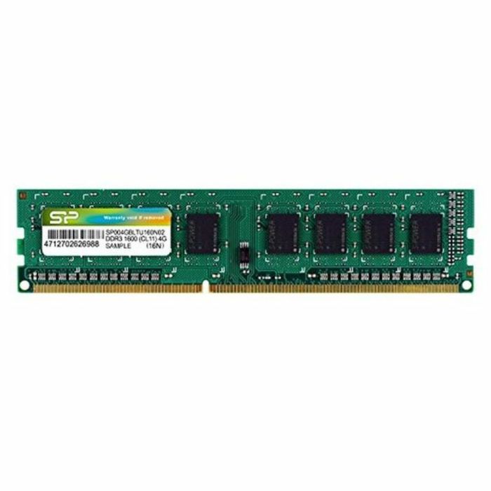 Memoria RAM Silicon Power SP004GBLTU160N02 DDR3 240-pin DIMM 4 GB 1600 Mhz