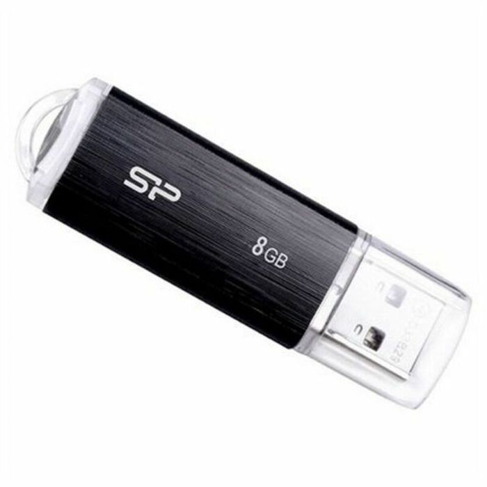 Memoria USB Silicon Power Ultima U02 8 GB USB 2.0 Blanco Negro 8 GB (1 unidad) 1