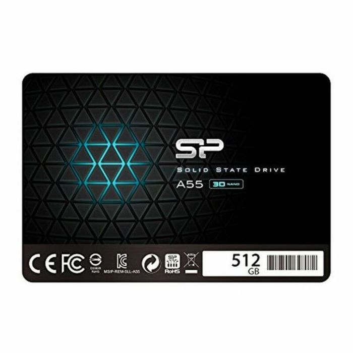 Disco Duro Silicon Power SP512GBSS3A55S25 512 GB SSD 1