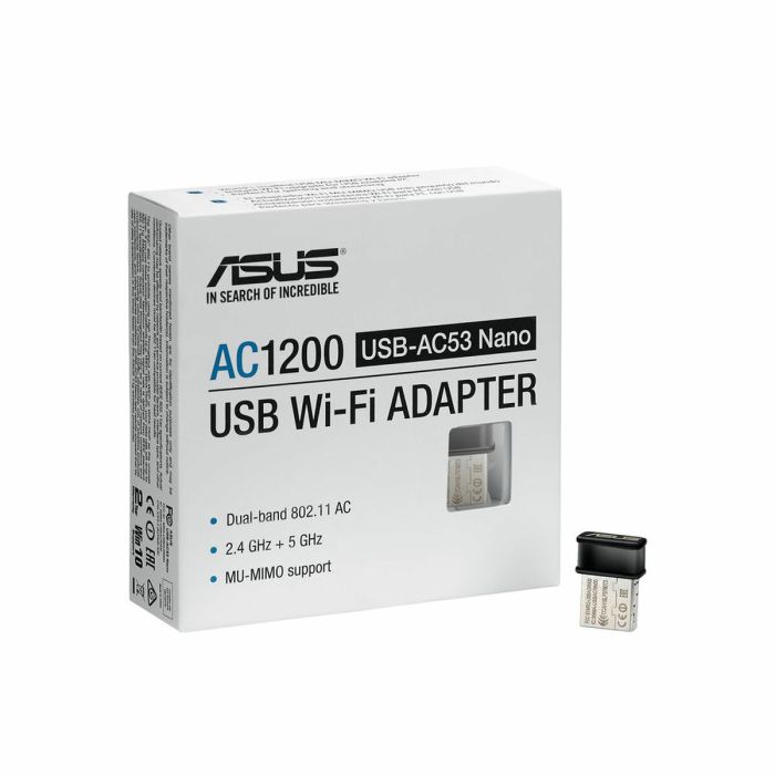 Adaptador de Red Asus USB-AC53 Nano 867 Mbps 1