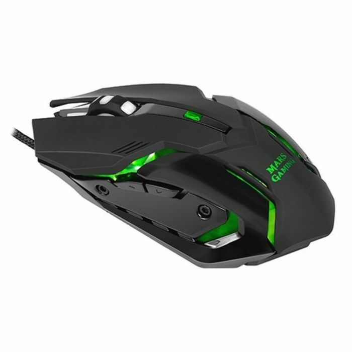 Ratón Gaming Mars Gaming MRM0 4000 DPI Negro 3 Ratón Gaming Mars Gaming MRM0 4000 DPI Negro 3
