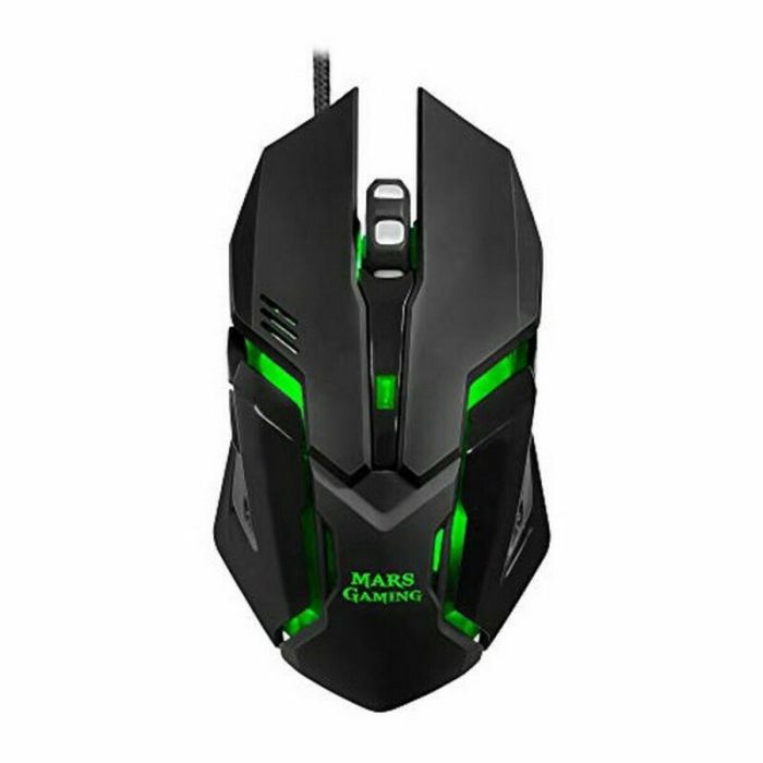Ratón Gaming Mars Gaming MRM0 4000 DPI Negro 1 Ratón Gaming Mars Gaming MRM0 4000 DPI Negro 1