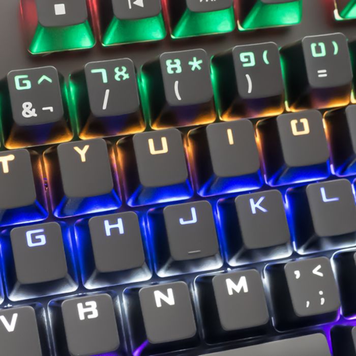 Teclado Gaming Mars Gaming MK4B USB RGB SWITCH Negro Azul 3 Teclado Gaming Mars Gaming MK4B USB RGB SWITCH Negro Azul 3