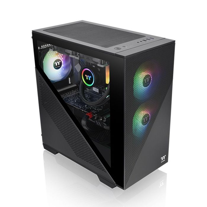 Caja Micro ATX THERMALTAKE Divider 170 TG ARGB Negro mATX 5 Caja Micro ATX THERMALTAKE Divider 170 TG ARGB Negro mATX 5