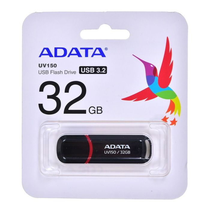 Memoria USB Adata UV150 Negro 32 GB 1 Memoria USB Adata UV150 Negro 32 GB 1