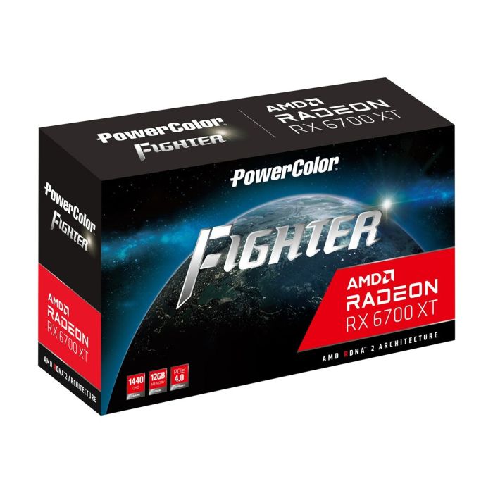 Tarjeta Gráfica Powercolor AXRX 6700XT 12GBD6-3DH 12 GB GDDR6 AMD Radeon RX 6700 XT 3