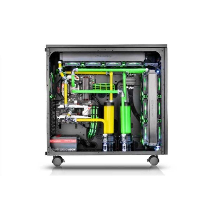 Caja Semitorre ATX THERMALTAKE Core W100 Azul Negro 4 Caja Semitorre ATX THERMALTAKE Core W100 Azul Negro 4