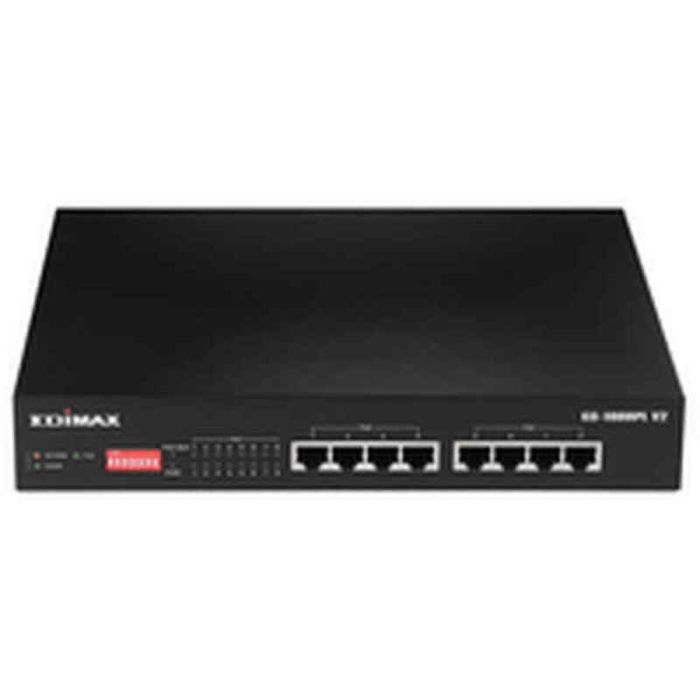 Switch Edimax GS-1008PL V2 Gigabit Ethernet Negro