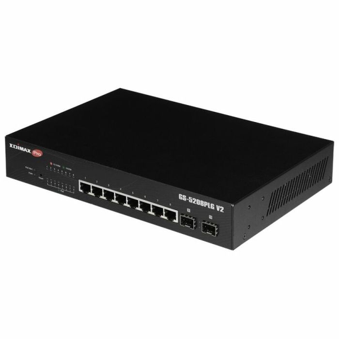 Switch Edimax GS-5208PLG V2 Negro 2