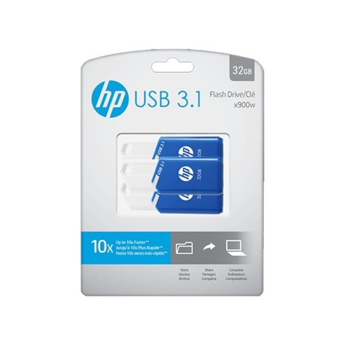 Memoria USB HP 3 uds 32 GB