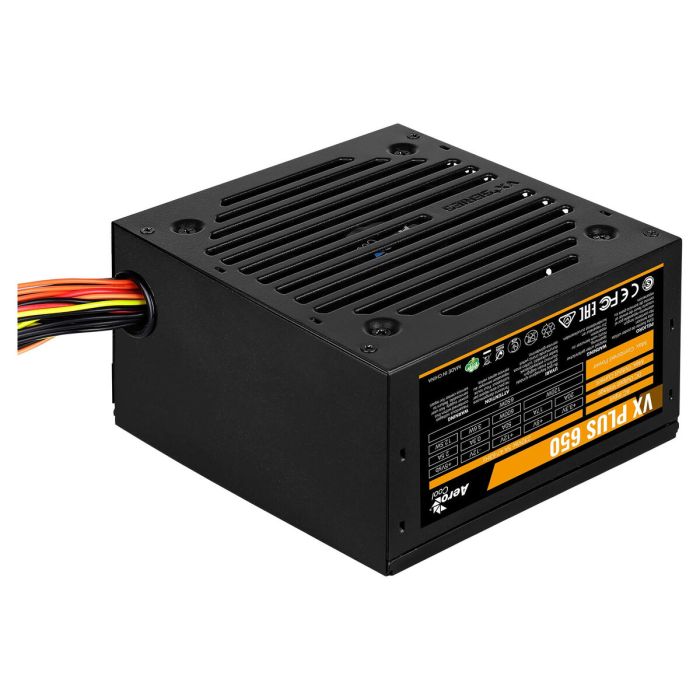 Fuente de Alimentación Aerocool VX PLUS 650 650 W ATX Fuente de Alimentación Aerocool VX PLUS 650 650 W ATX