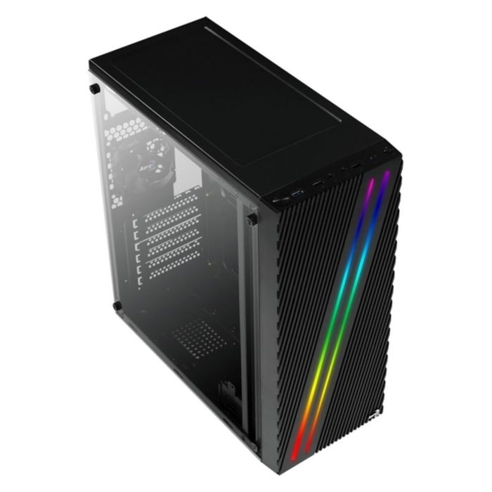 Caja Semitorre ATX Aerocool STREAK RGB USB 3.0 Negro 3