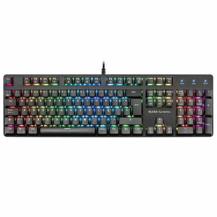 Teclado Gaming Tacens MK5BES Azul Negro Qwerty Español 6 Teclado Gaming Tacens MK5BES Azul Negro Qwerty Español 6