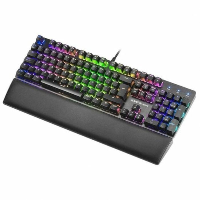 Teclado Gaming Tacens MK5BES Azul Negro Qwerty Español 5 Teclado Gaming Tacens MK5BES Azul Negro Qwerty Español 5