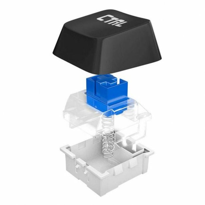 Teclado Gaming Tacens MK5BES Azul Negro Qwerty Español 1 Teclado Gaming Tacens MK5BES Azul Negro Qwerty Español 1