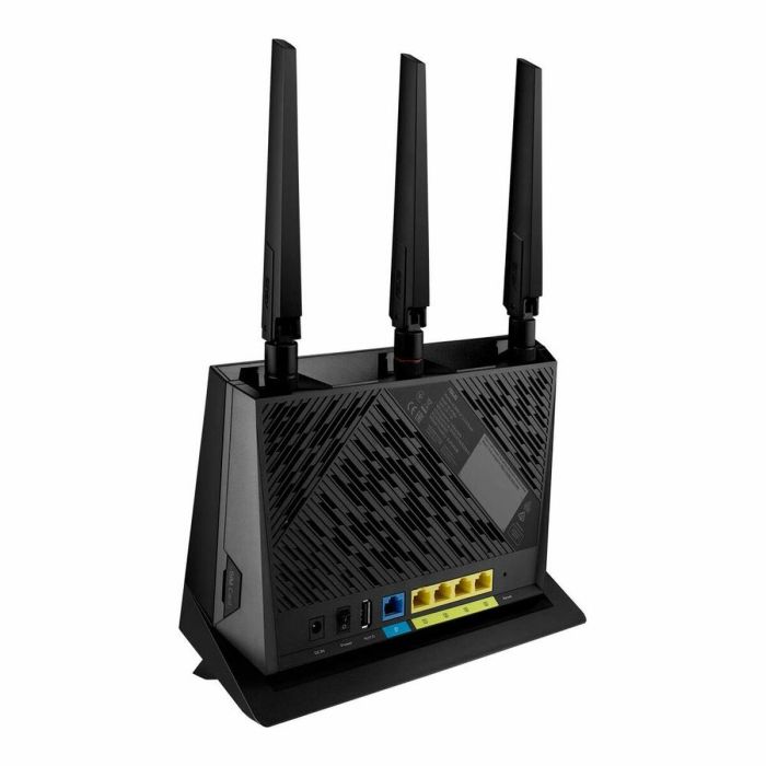 ASUS 4G-AC86U router inalámbrico Gigabit Ethernet Doble banda (2,4 GHz / 5 GHz) 3G Negro