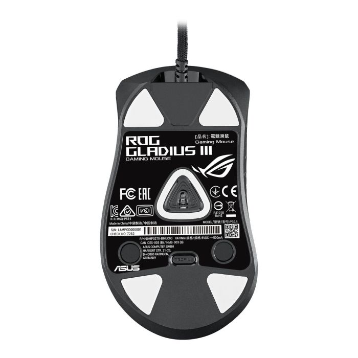 Ratón Gaming con LED Asus Gladius III Negro 2