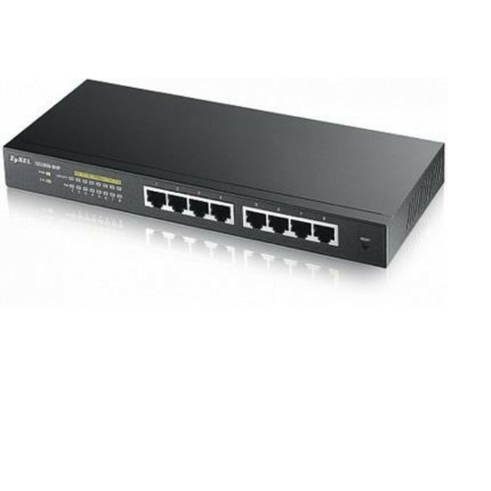 Zyxel GS1900-8HP Gestionado L2 Gigabit Ethernet (10/100/1000) Energía sobre Ethernet (PoE) Negro