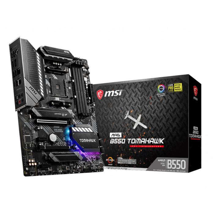 Placa Base MSI MAG B550 Tomahawk ATX DDR4 AM4 AMD B550 AMD AM4 3