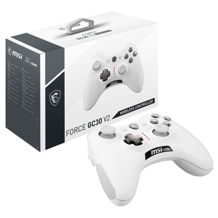 MSI Force GC30 V2 Blanco USB 2.0 Gamepad