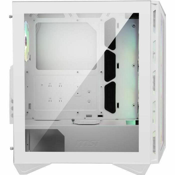 Caja Semitorre ATX MSI CAS MPG GUNGNIR 110R WHITE Blanco RGB Negro 1