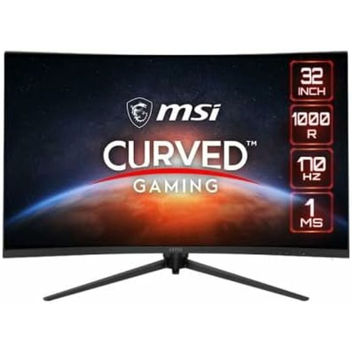 MSI Monitor G321Cqp E2. 31.5" (80 Cm). Curvo 1000R. Va. 2560X1440 (Wqhd). 170Hz. Negro.