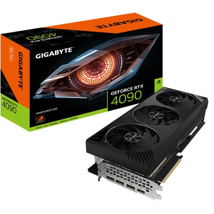 Tarjeta Gráfica Gigabyte GeForce RTX 4090 WINDFORCE 24G Tarjeta Gráfica Gigabyte GeForce RTX 4090 WINDFORCE 24G