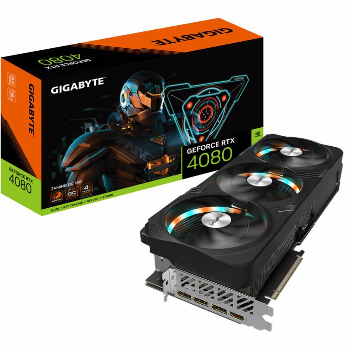 Tarjeta Gráfica Gigabyte GeForce RTX 4080 16GB GAMING OC 16 GB GDDR6X 0 Tarjeta Gráfica Gigabyte GeForce RTX 4080 16GB GAMING OC 16 GB GDDR6X 0