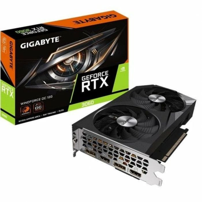 Tarjeta Gráfica Gigabyte GeForce RTX 3060 WINDFORCE OC 12G 12 GB RAM 12 GB GDDR6 NVIDIA GeForce RTX 3060 5