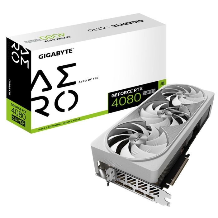 GIGABYTE - Tarjeta gráfica - GeForce RTX 4080 SUPER AERO OC 16G