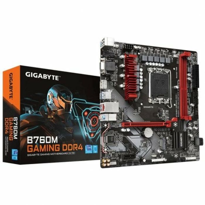 Placa Base Gigabyte B760M GAMING DDR4 INTEL B760 EXPRESS LGA 1700 6