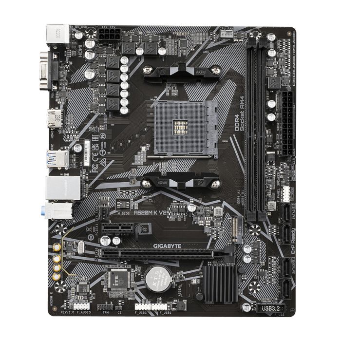 Placa Base Gigabyte A520M K V2 AMD AM4 AMD A520 AMD 1