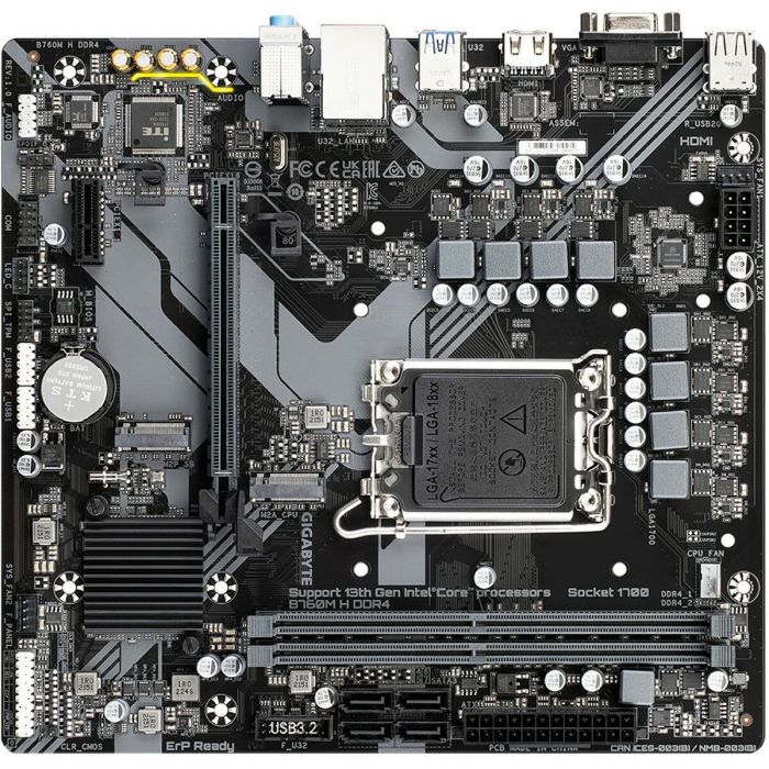 Placa Base Gigabyte 9MB76MH4-00-10 INTEL B760 EXPRESS LGA 1700 2