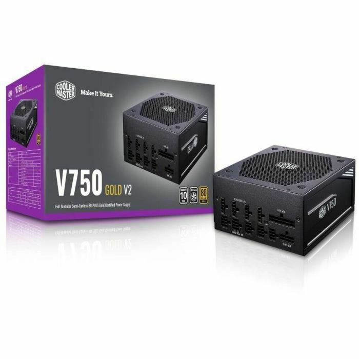 Cooler Master V750 Gold-V2 unidad de fuente de alimentación 750 W 24-pin ATX ATX Negro