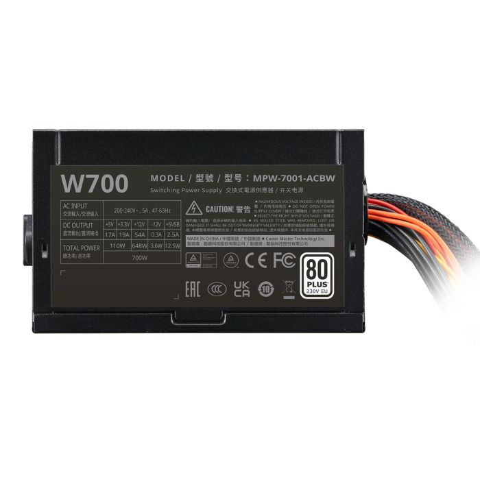 Fuente de Alimentación Cooler Master 8260654 700 W 110 W 80 PLUS 1