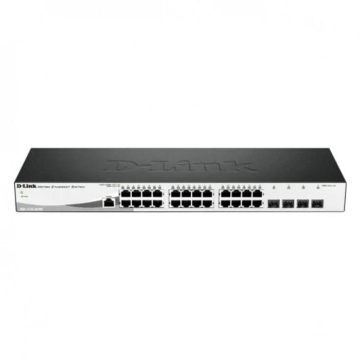 D-Link Switch Gestionable L2 Metro Ethernet 24 Puertos Gigabit 10/100/1000BASE-T con 4 SFP 0 D-Link Switch Gestionable L2 Metro Ethernet 24 Puertos Gigabit 10/100/1000BASE-T con 4 SFP 0