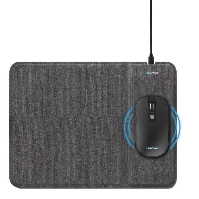 BLAUPUNKT Cargador Inalámbrico + Alfombrilla de Carga | Modelo Compatible con Móviles