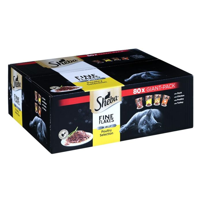Comida para gato Sheba Delicacy Pollo Pavo Pato Aves Comida para gato Sheba Delicacy Pollo Pavo Pato Aves