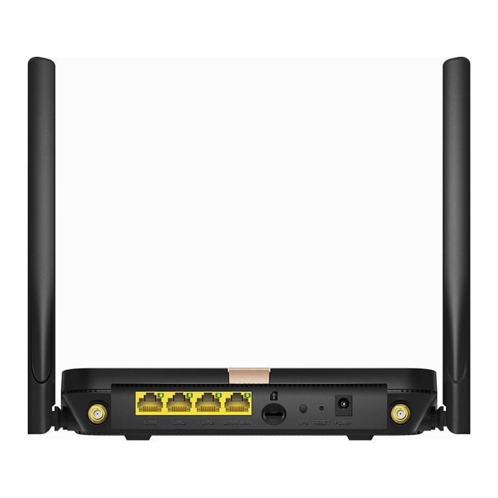 Cudy AC1200 Router Wi-Fi Mesh 4G LTE Cat4 Doble Banda 2.4 GHz y 5 GHz Negro Ethernet WAN Ranura SIM 2