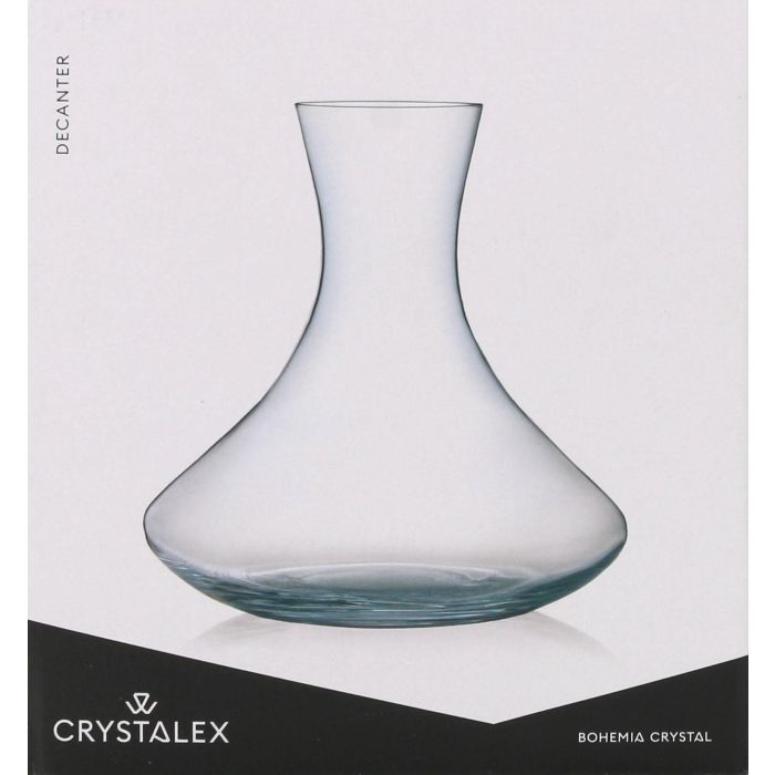 Bohemia Decantador Cristal 1500 ml con Dimensiones 20,5 cm Alto x 19 cm Largo x 7 cm Ancho (6 Unidades)