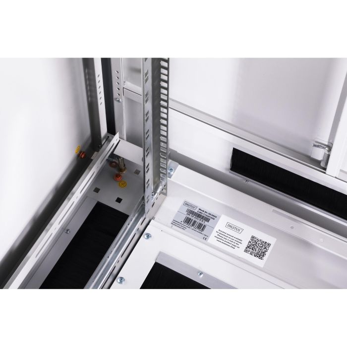 DIGITUS Netzwerkschrank Unique 32HE 1609x800x800mm grau (Speditionsversand) 9