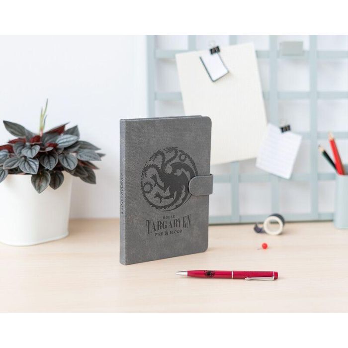 Cuaderno A5 premium + boligrafo Targaryen Juego de Tronos 4 Cuaderno A5 premium + boligrafo Targaryen Juego de Tronos 4