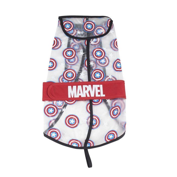 Impermeable Ajustable Para Perro S Avengers Capitan America Talla S 6