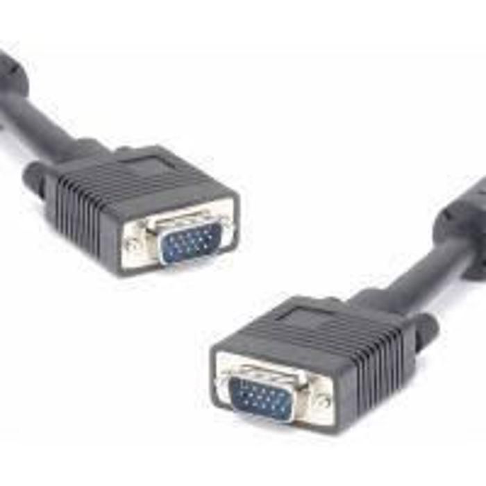 Cable VGA HD15 macho / macho - 5m 1 Cable VGA HD15 macho / macho - 5m 1