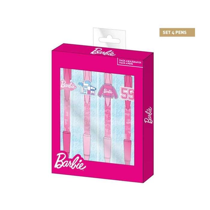 Bolígrafo pack x4 barbie 13.5 x 19.0 x 2.0 cm 1