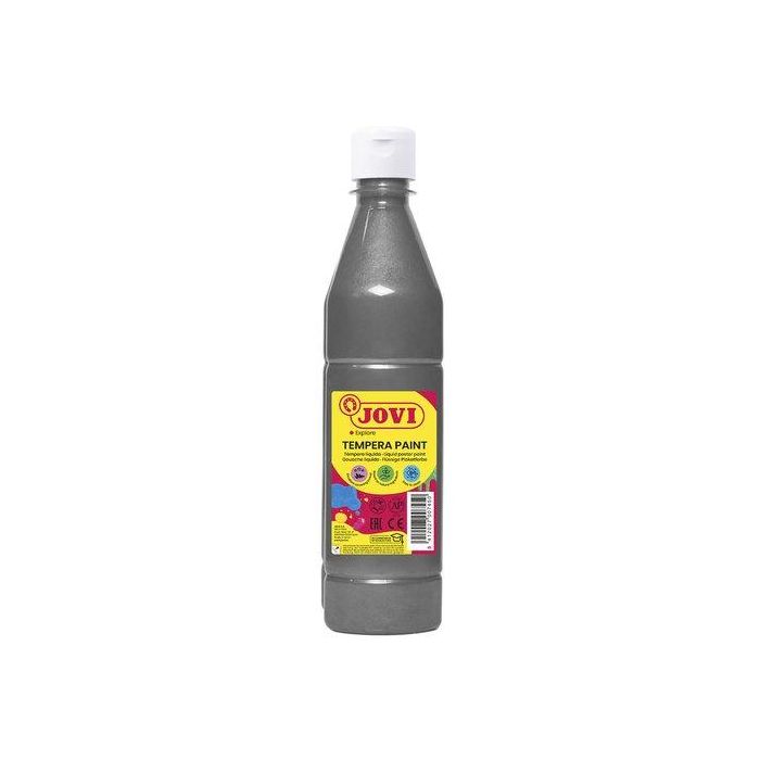 Jovi Témpera Líquida School Metálic Plata 500 mL
