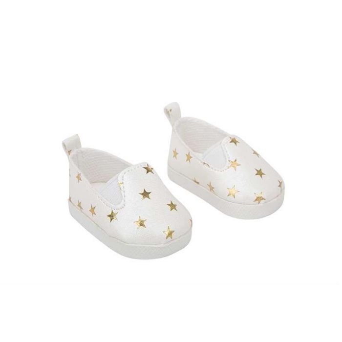 Muñecas Arias Set Zapatos Blanco con Estrellitas para Muñecos de 45 cm 3 Muñecas Arias Set Zapatos Blanco con Estrellitas para Muñecos de 45 cm 3