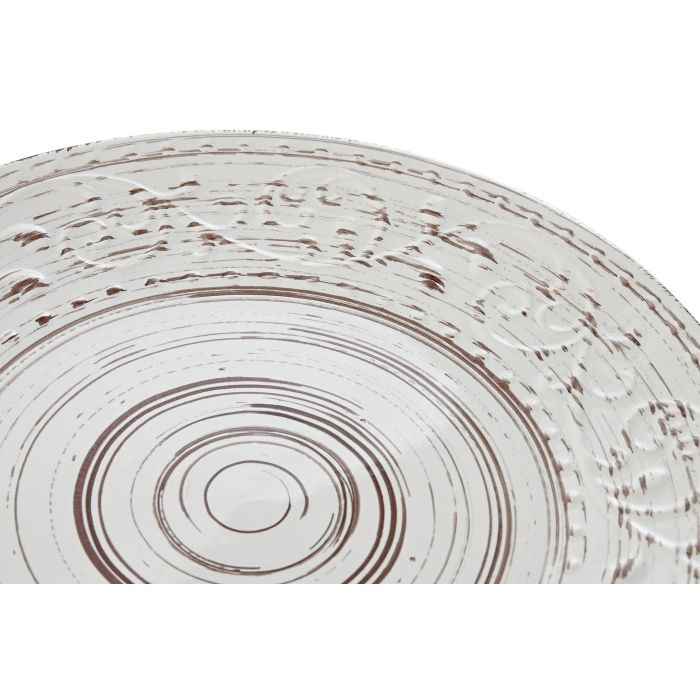 Plato Basicos DKD Home Decor Blanco 28 x 2.5 x 28 cm (6 Unidades) 1 Plato Basicos DKD Home Decor Blanco 28 x 2.5 x 28 cm (6 Unidades) 1