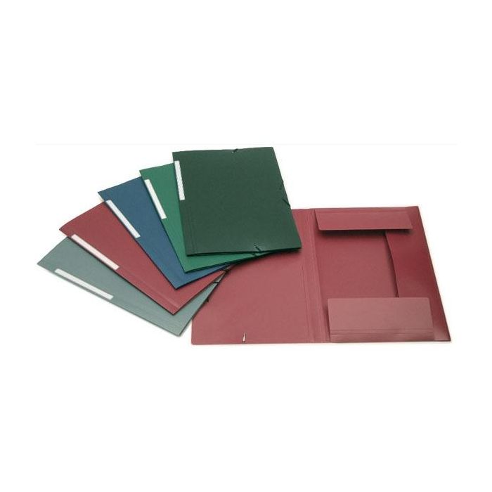 Grafoplás carpeta polygraf 3 solapas y cierre con goma pp semi-rígido folio azul
