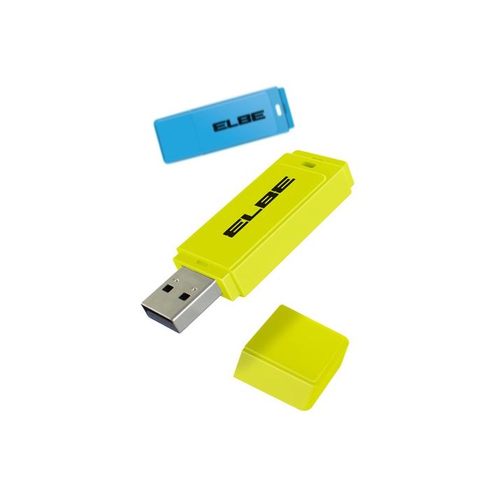 Pack De 2Ud. Pendrive 64Gb Usb2.0 Azul-Amarillo Elbe Usb-264 7